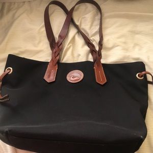 Dooney & Bourke Nylon Tote with Leather Straps
